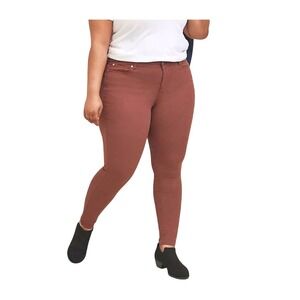 NEW Torrid NWT 18 Brown Rust Super Skinny Bombshell Jeans